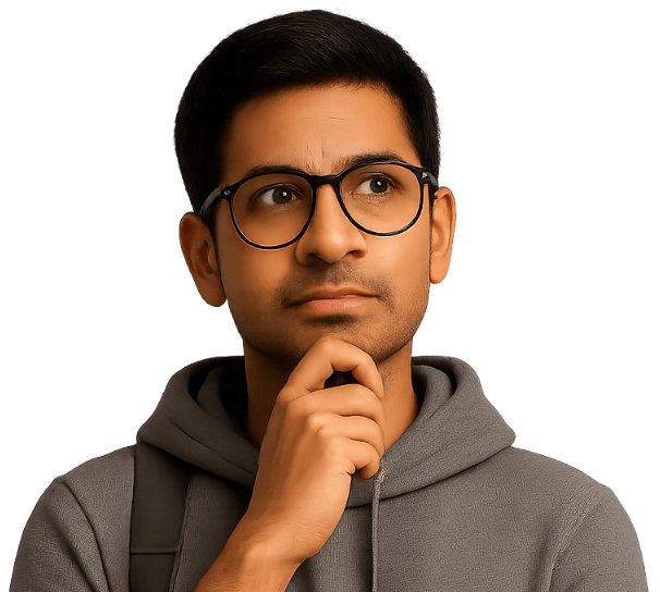 Candidate practicing interview